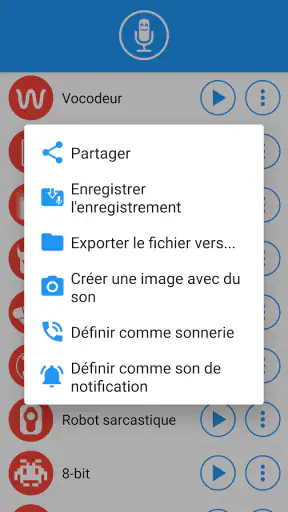 Changeur de voix avec effets screenshot