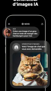 Chatbot IA français - Nova screenshot