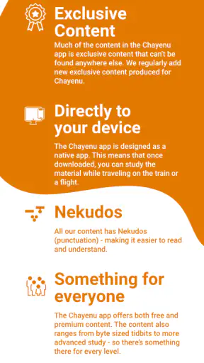 Chayenu screenshot