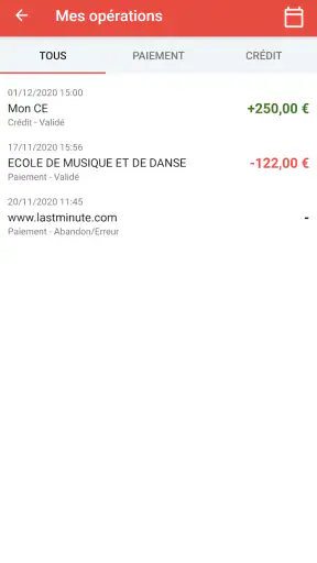 Chèque-Vacances screenshot