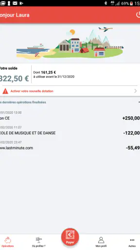 Chèque-Vacances screenshot