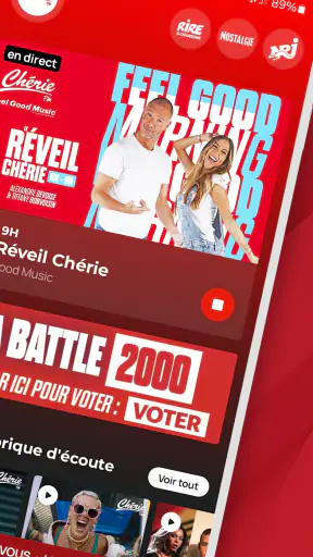 Chérie FM : Radios & Podcasts screenshot