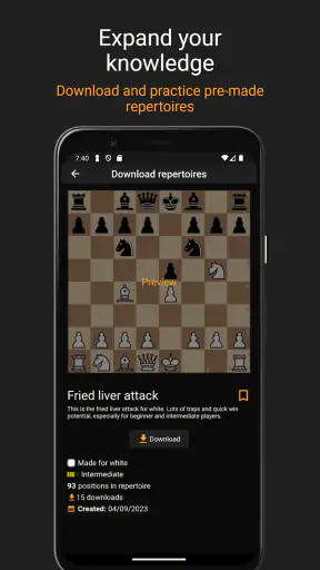 Chess Prep Pro Ouvertures screenshot