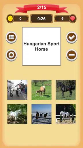 Chevaux - Quiz screenshot