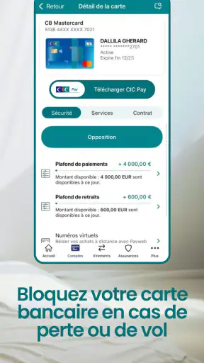 CIC Banque en ligne & Compte screenshot