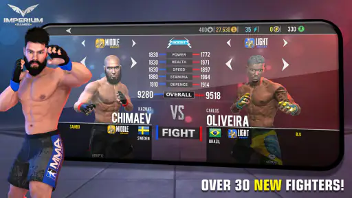 Clash de combat MMA screenshot