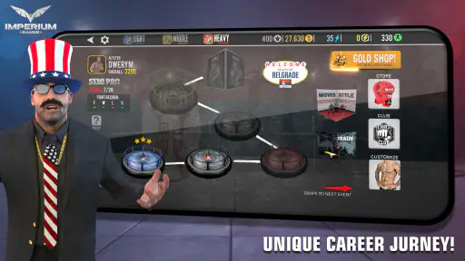 Clash de combat MMA screenshot