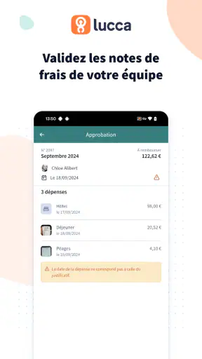 Lucca Notes de frais screenshot
