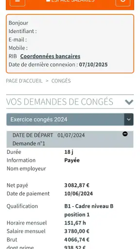CNETP Salarié screenshot