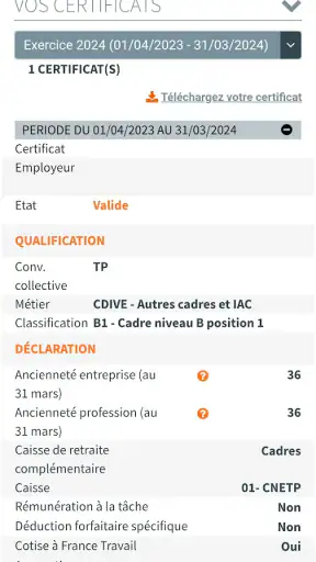 CNETP Salarié screenshot