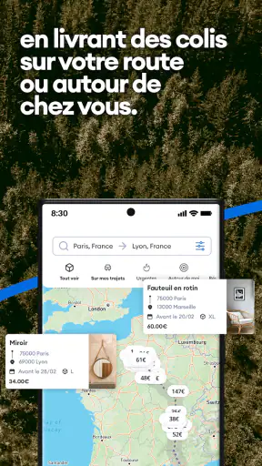 Cocolis, covoiturage de colis screenshot