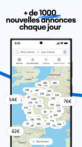 Cocolis, covoiturage de colis screenshot