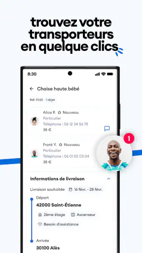 Cocolis, covoiturage de colis screenshot