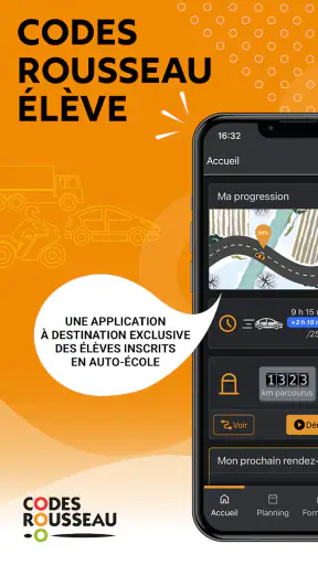 Codes Rousseau Élève screenshot