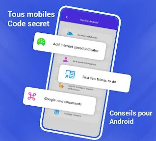 Codes secrets et hacks mobiles screenshot