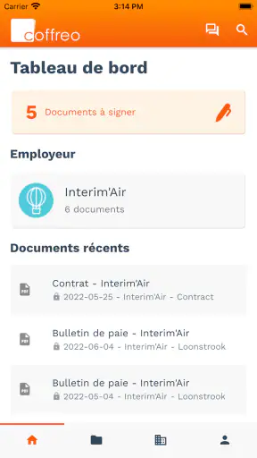 Coffreo screenshot