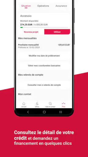 Cofidis, app crédit et budget screenshot