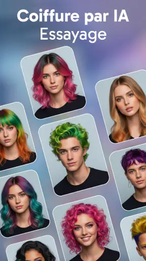 Coiffure IA & Couleur Cheveux screenshot