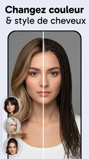 Coiffure IA & Couleur Cheveux screenshot