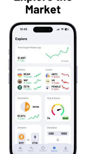 Coin Portfolio: Crypto Tracker screenshot