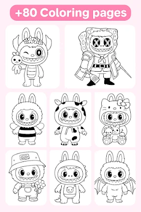 coloriages de Labubu screenshot