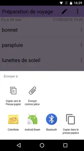 ColorNote Bloc-notes notes screenshot