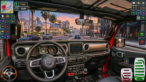 Conduite de SUV Jeep screenshot