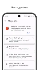 Contacts screenshot