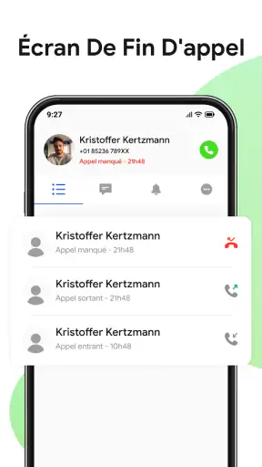 Contacts : Appli Téléphone screenshot