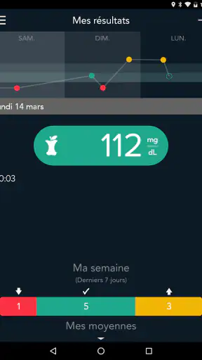 CONTOUR DIABETES app (FR) screenshot