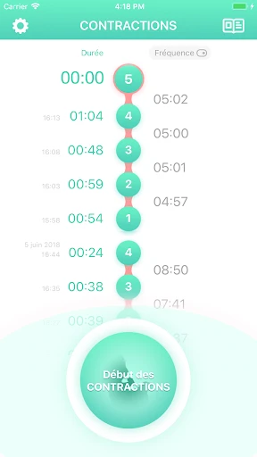 Contractions de grossesse 9m screenshot