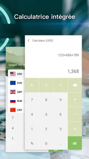Convertisseur de devises screenshot