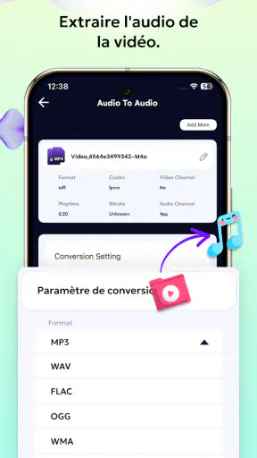Convertisseur MP3-Audio Editor screenshot