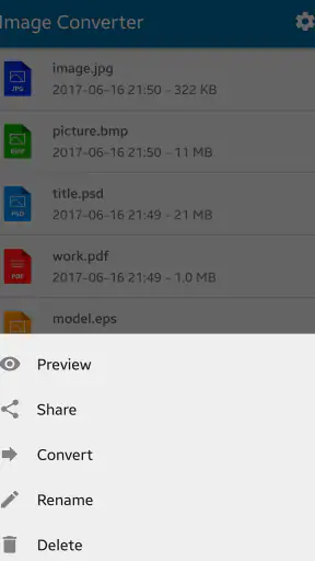 Convertisseur photo image PDF screenshot
