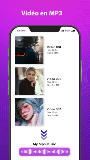 convertisseur vidéo en mp3 screenshot