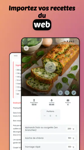 CookBooker: Recettes & Menus screenshot