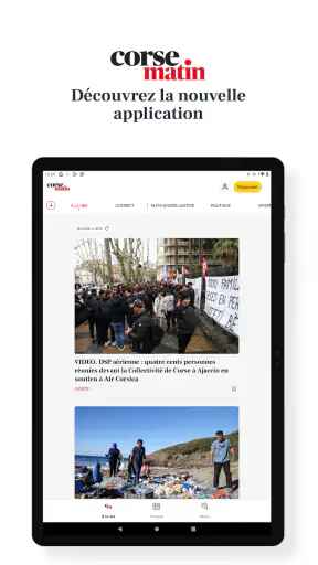 Corse-Matin screenshot