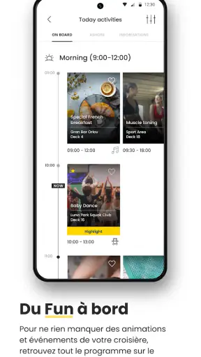 Costa Croisières screenshot