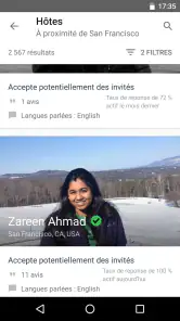 Couchsurfing Travel App screenshot
