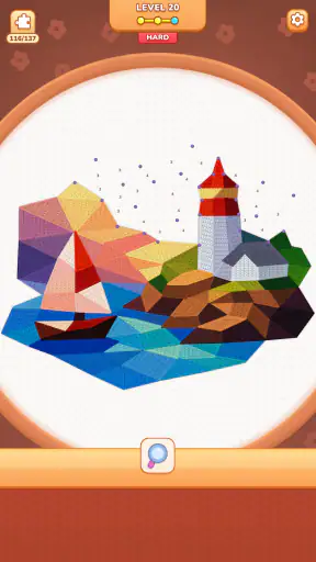 Cozy Ropes: jeu relaxant screenshot