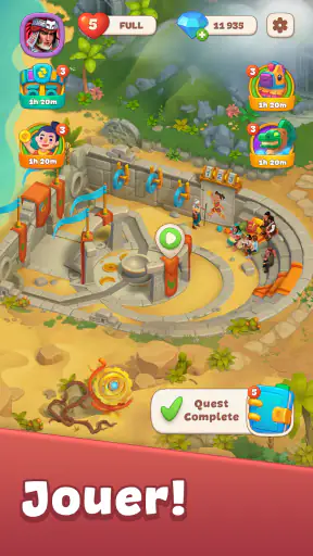 Cradle of Maya: Match 3 Puzzle screenshot