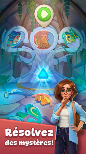 Cradle of Maya: Match 3 Puzzle screenshot