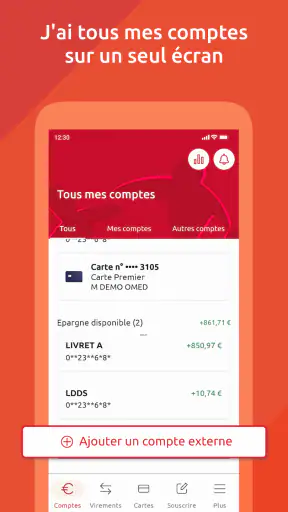 Crédit Coopératif screenshot