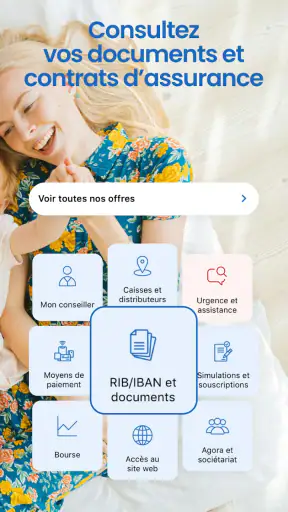 Crédit Mutuel Banque Assurance screenshot