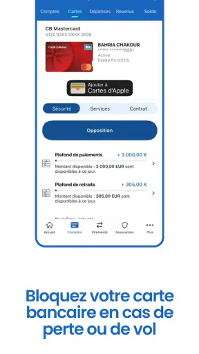 Crédit Mutuel Banque Assurance screenshot