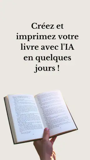 Créez votre livre avec IA screenshot