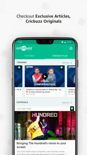 Cricbuzz - Live Cricket Scores screenshot