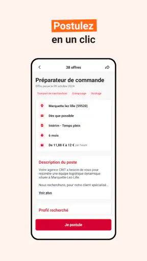 Crit Emploi & Intérim screenshot