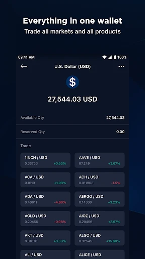 Crypto.com Advanced Trading screenshot