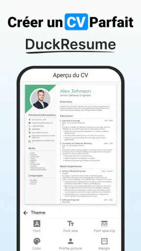 CV Gratuit Français - Faire CV screenshot